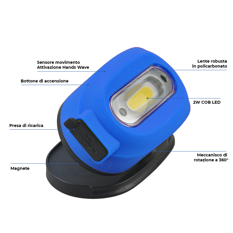 Lampada da Lavoro SMARTLITE HEAD 