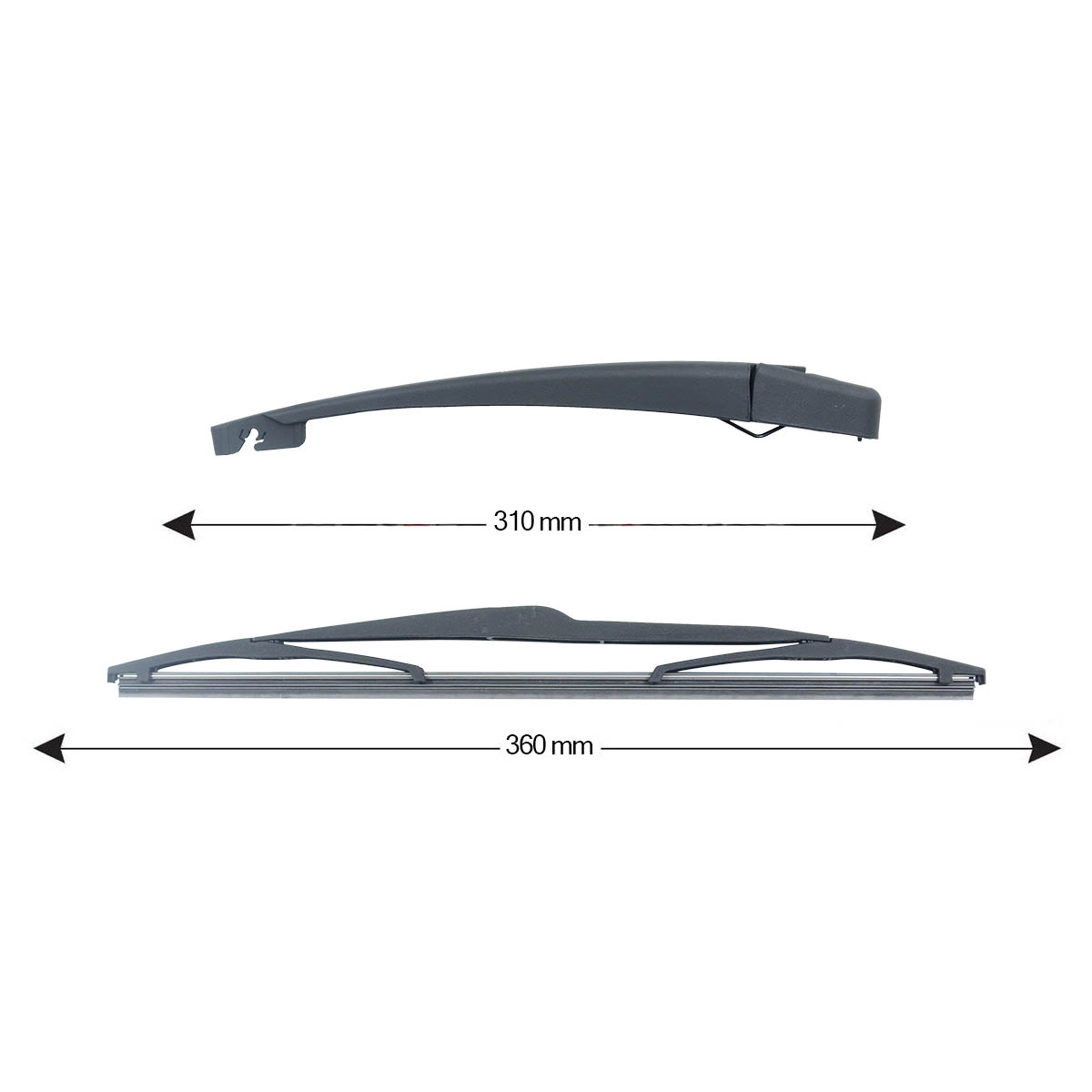 Sparblade Rear Arm Kit CITROEN C4 Picasso I 360mm