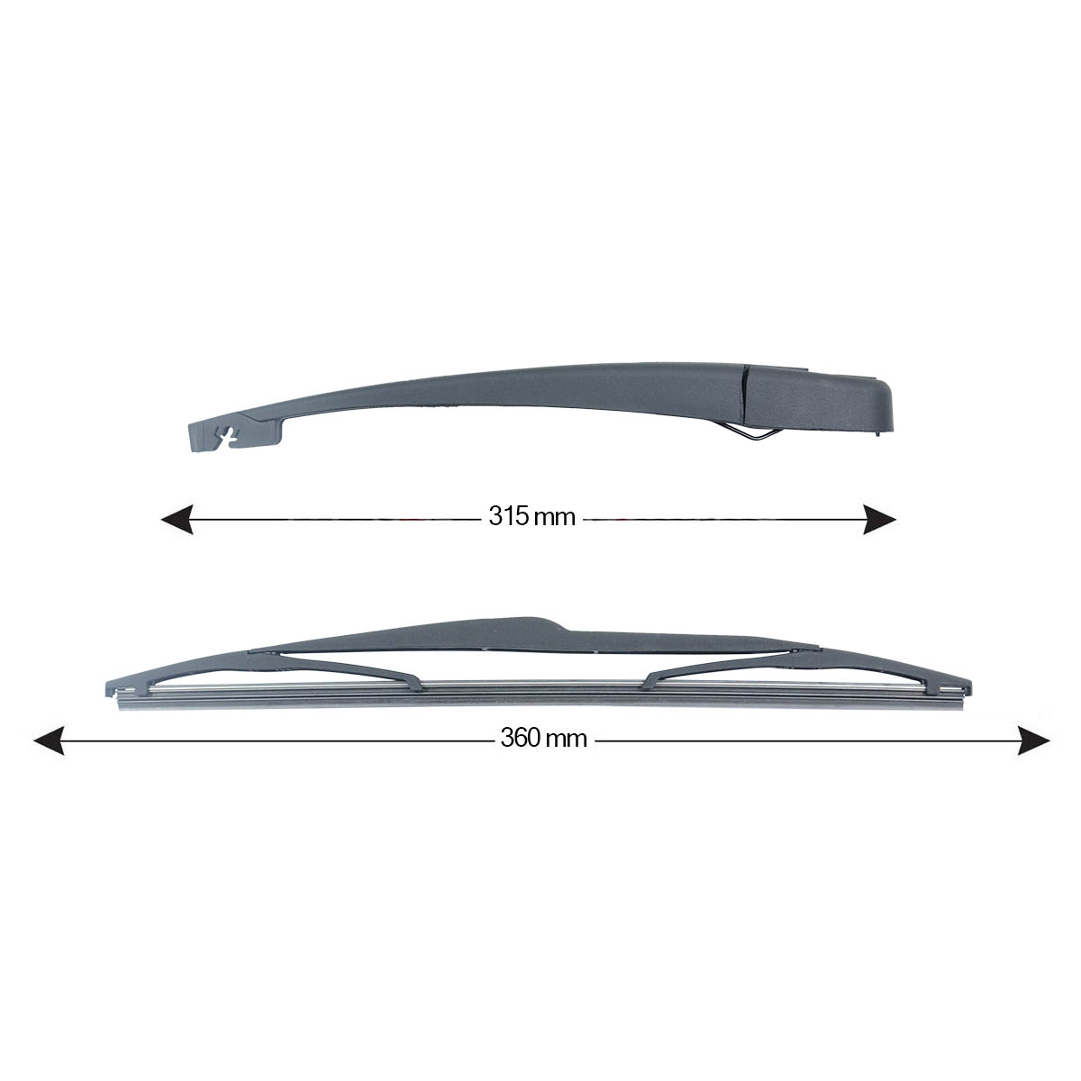 TRA-C849 Kit Tergilunotto CITROEN C4 Picasso I 360mm (1PCS)