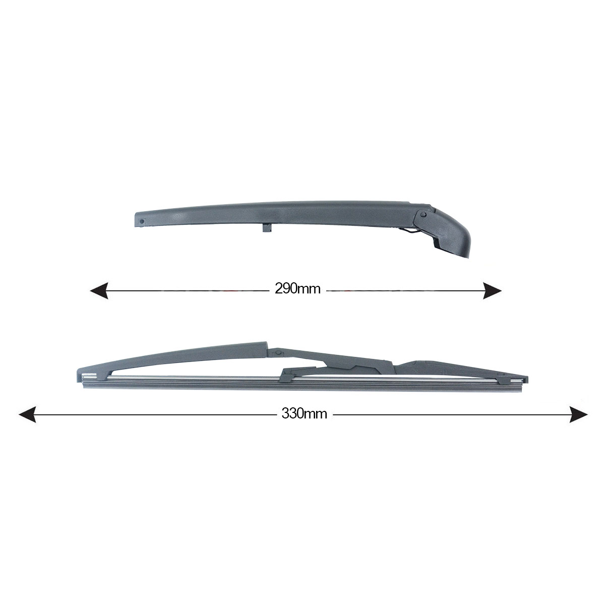 TRA-F2S5 Kit Braccio Tergilunotto FIAT Stilo 330mm