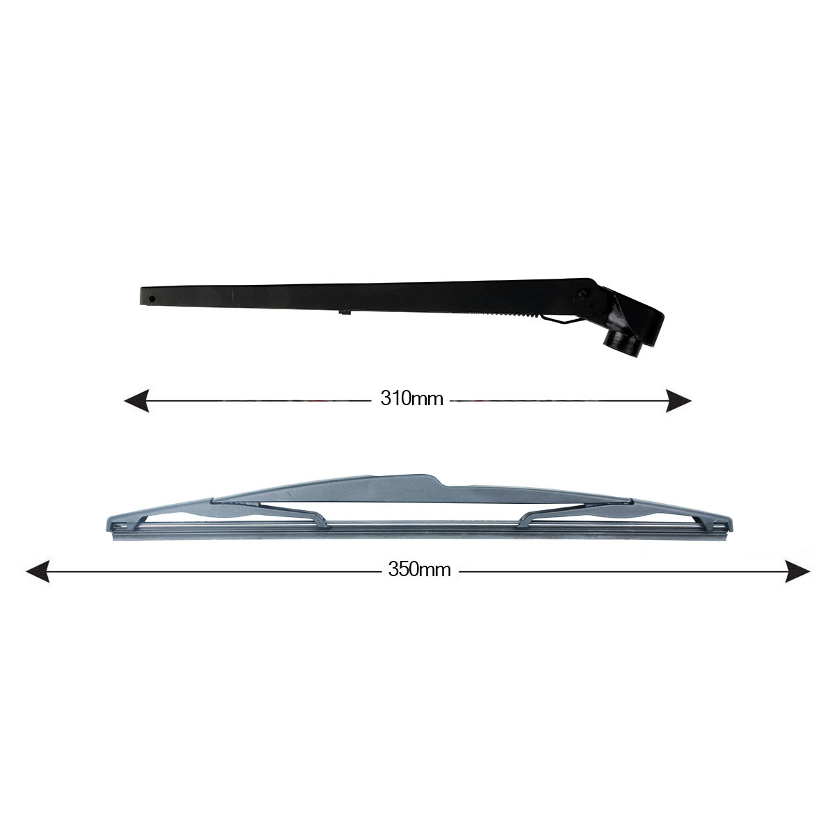 Kit Braccio Tergilunotto FIAT / LANCIA 350mm 
