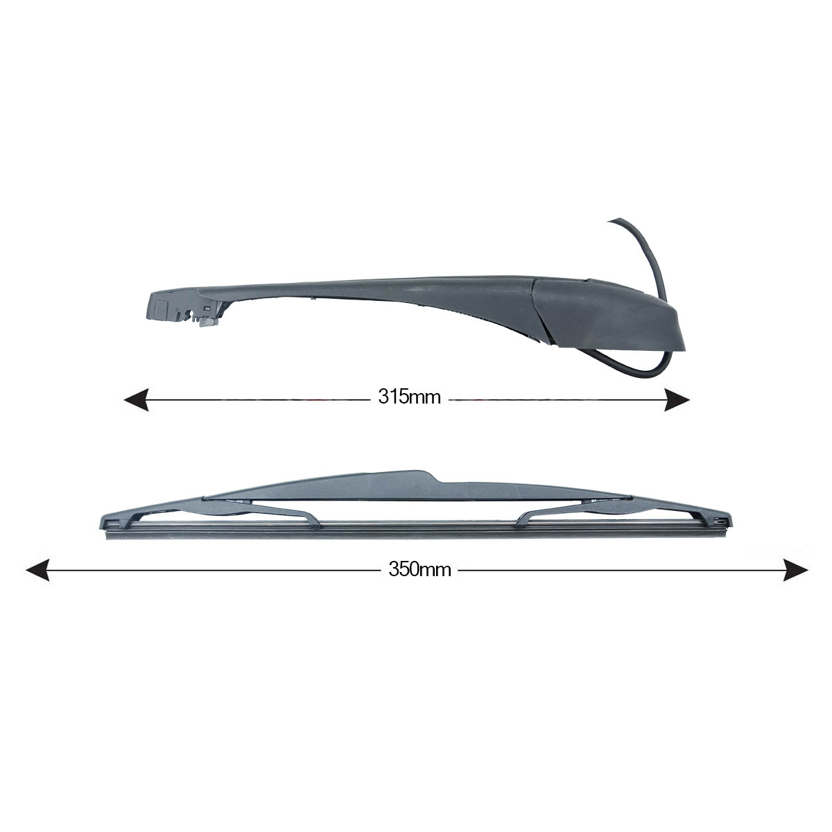 Kit Braccio Tergilunotto CITROEN / PEUGEOT C8/807 350mm