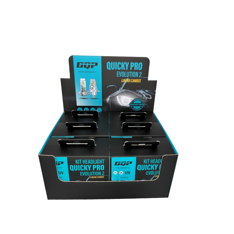 ESPOSITORE LAMPADE QUICKY PRO EVO2 H7-H4