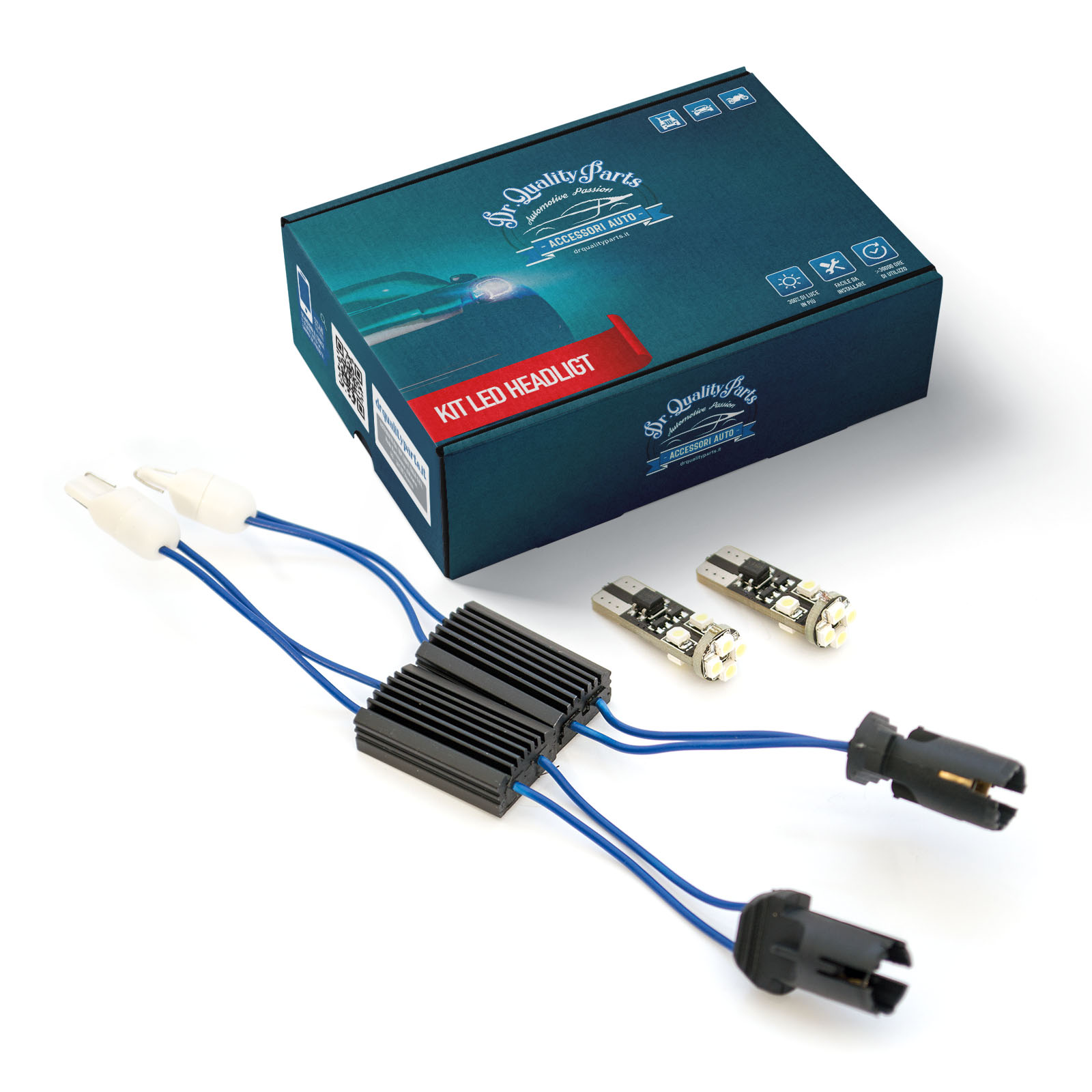 Full Kit luci a Led T105W per Alfa, Fiat e VW (2PCS)