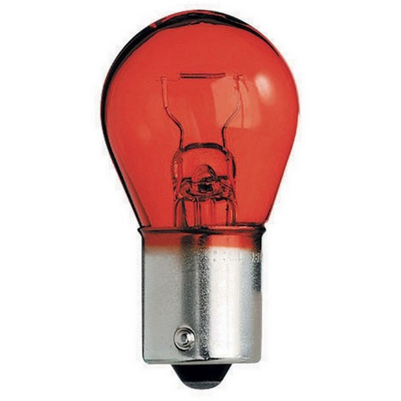 Lampada BA15s Rossa 12V