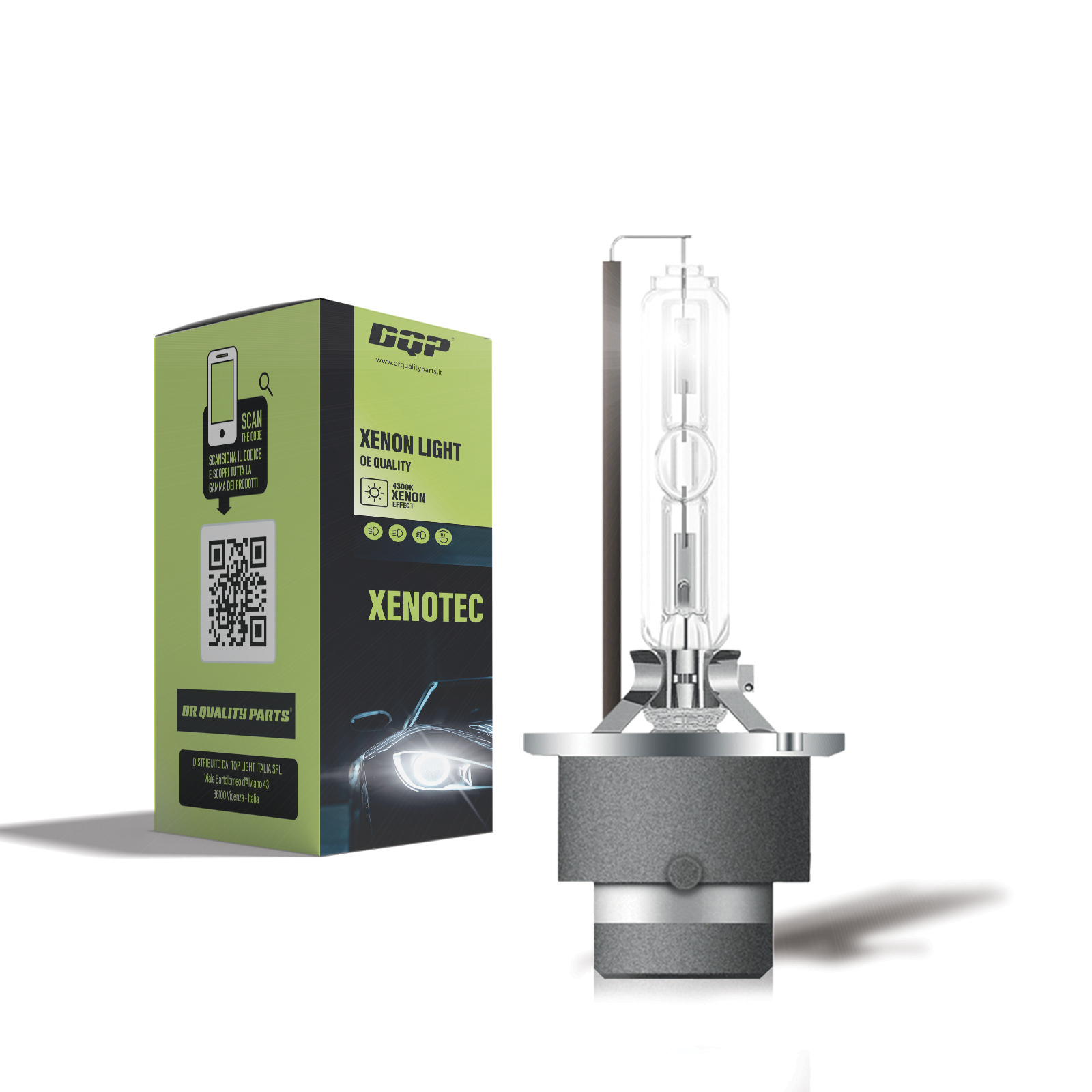 Lampada Xeno D1S Visio