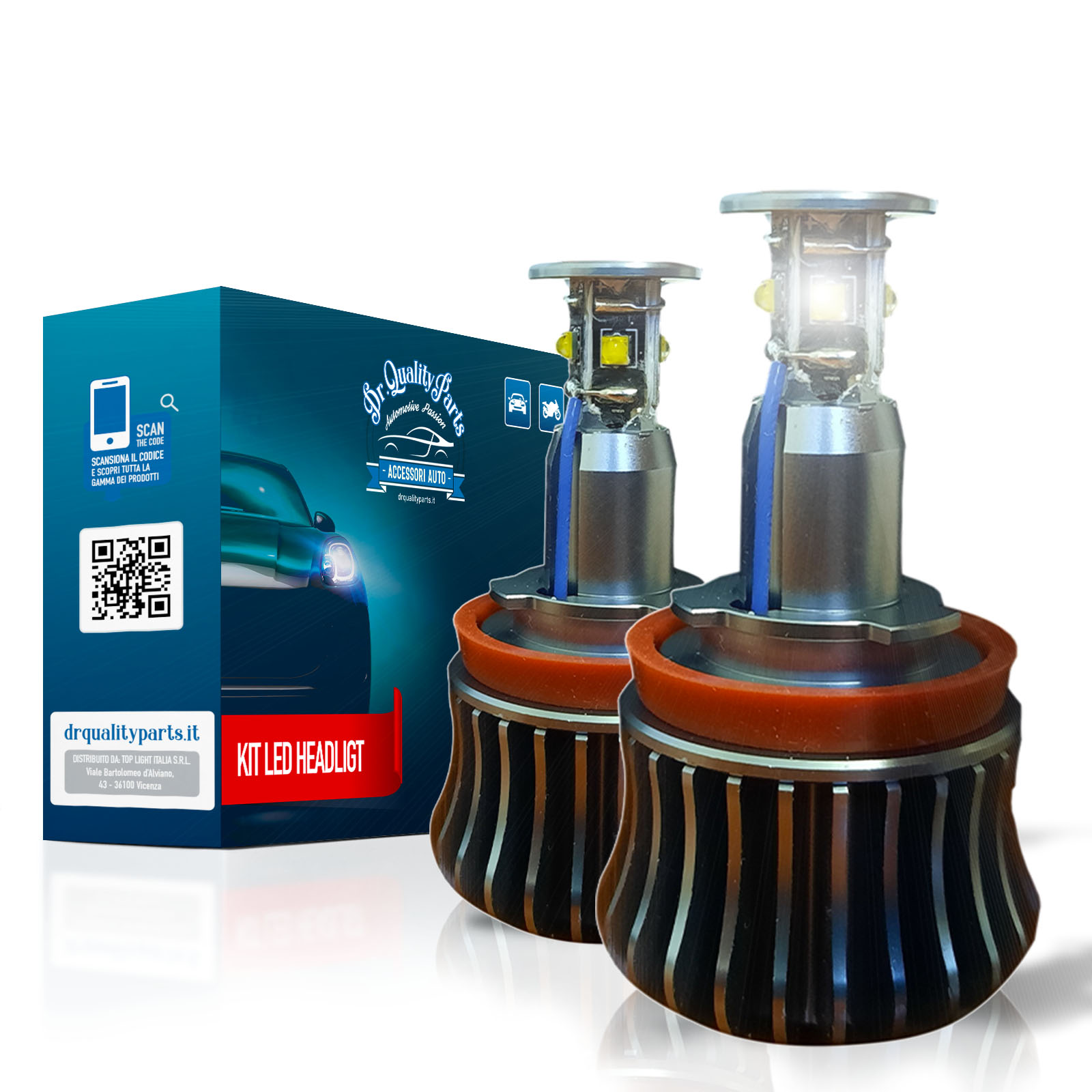 Angel Eyes per BMW H8 12V (2PCS)