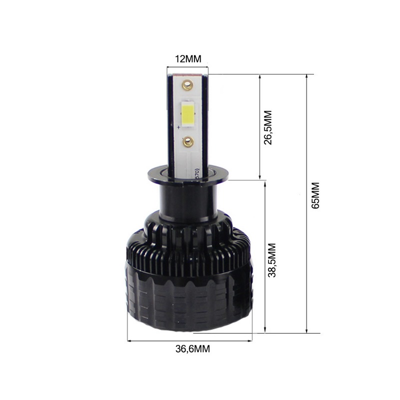 Kit Headlight TITAN 60Vper H3 (2PCS)