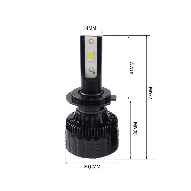 Kit Headlight TITAN 60Vper H7 (2PCS)