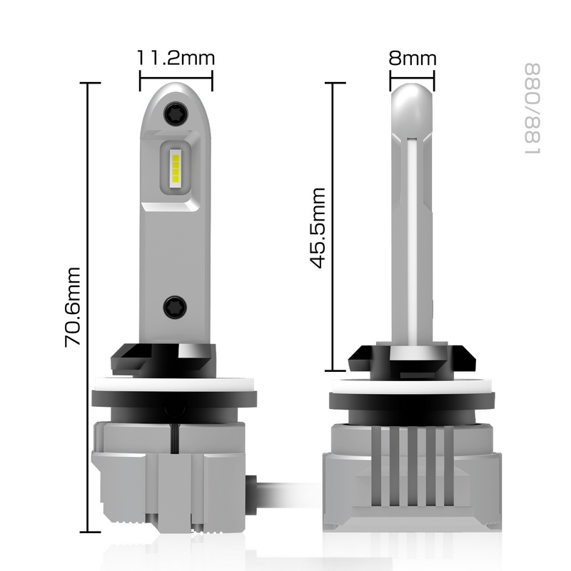 Kit Headlight QUICKY H27W (2PCS)