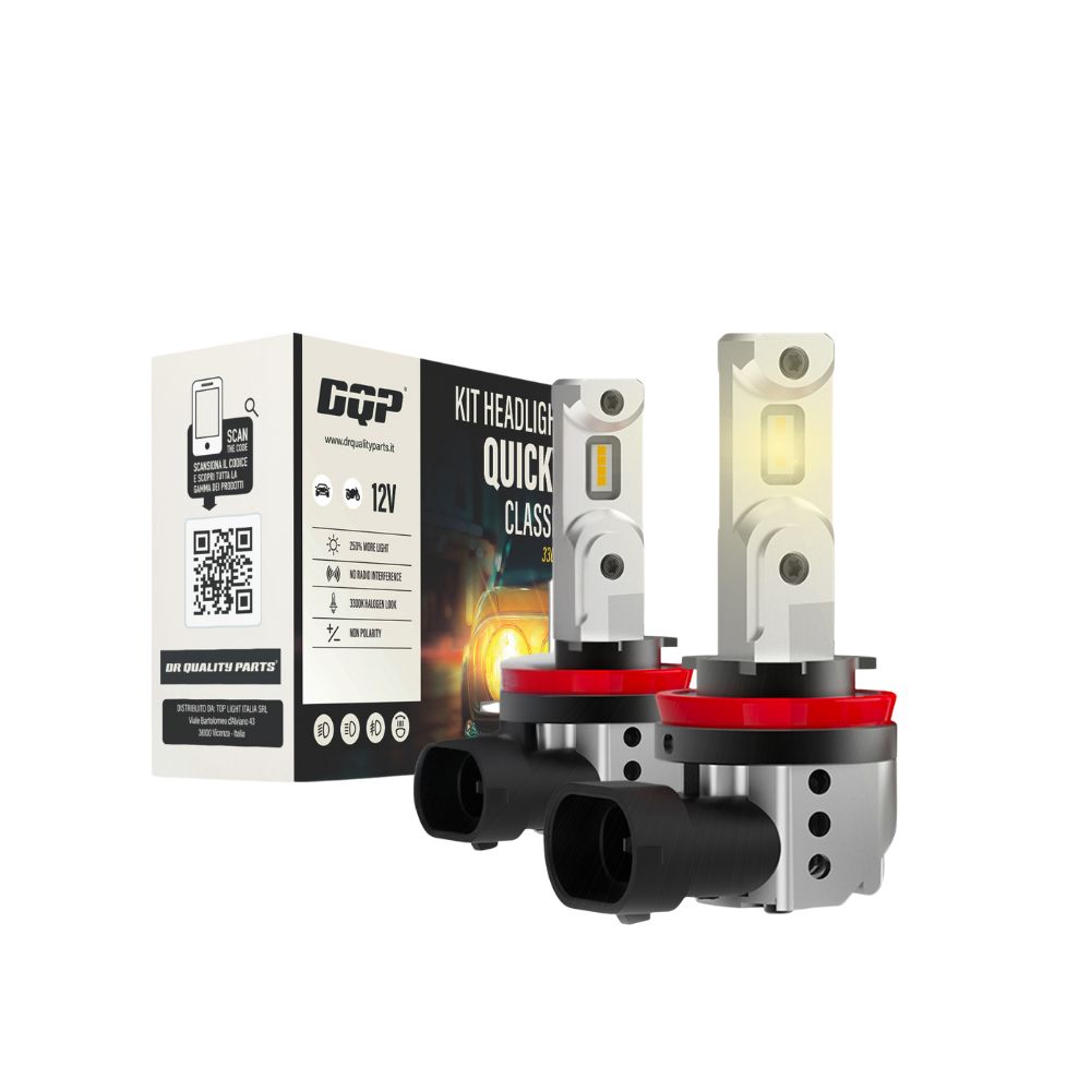 Kit Headlight QUICKY H8/H9/H11/H16 PRO Classic (2PCS)