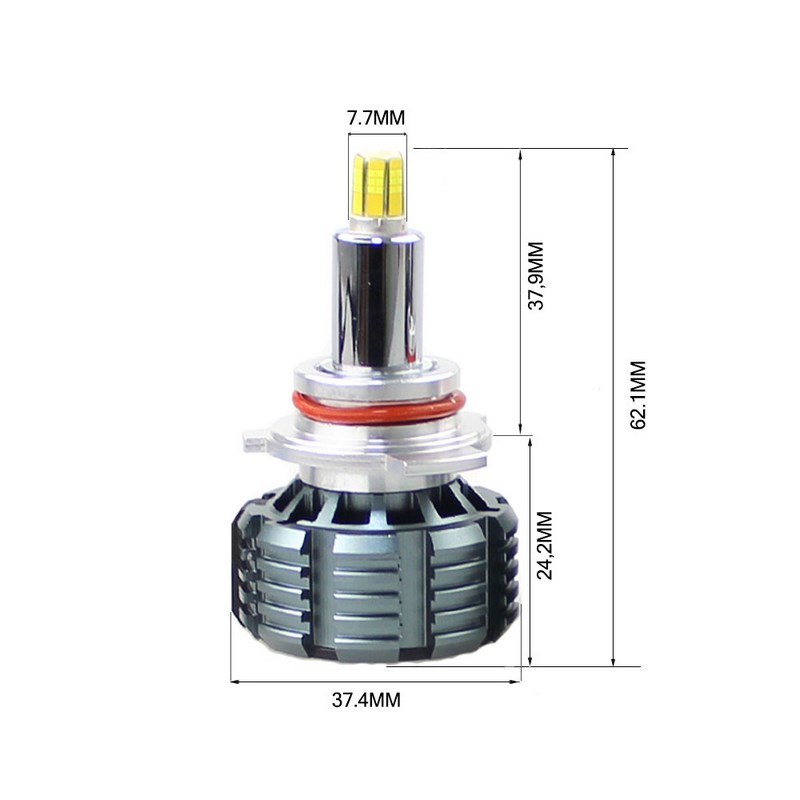 Kit Headlight POLARIS 360° per Lent. HIR2-9012 (2PCS)