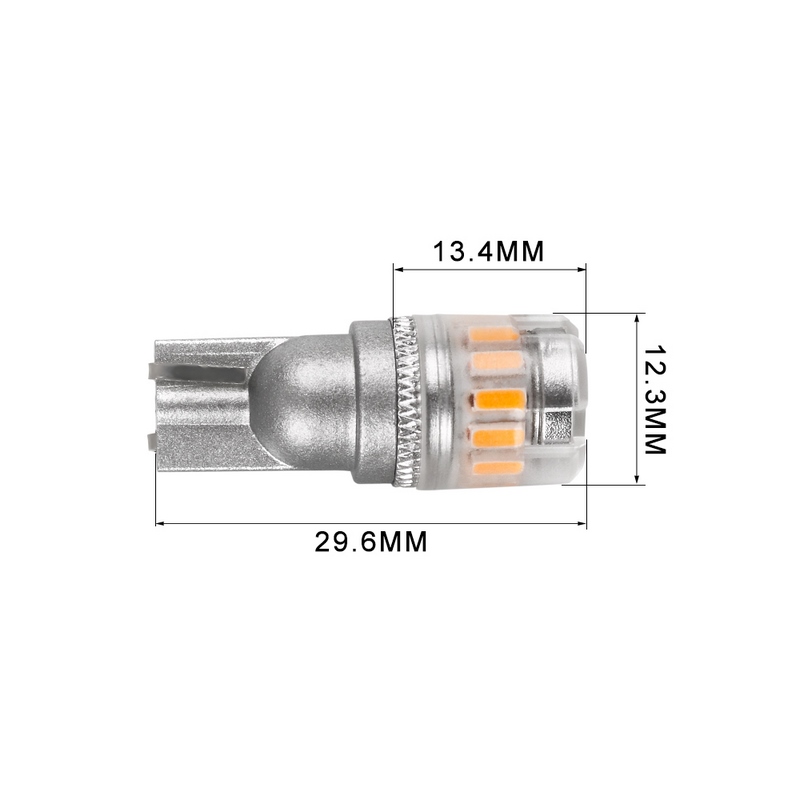 Set Lampade a Led T10 Amber QUICKY (2PCS)