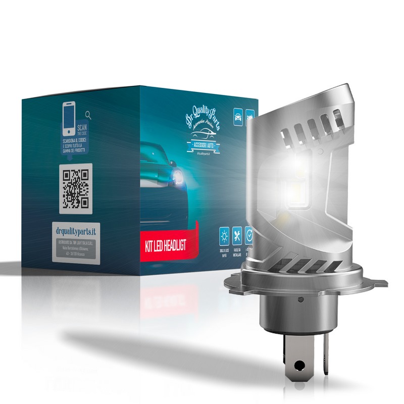 Singolo Headlight SERIE COMPACT per H4