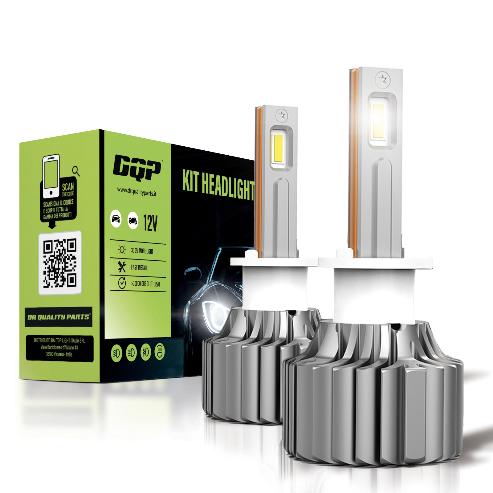 Kit Headlight ULTRALIGHT PRO H7/H18 (2 PCS)