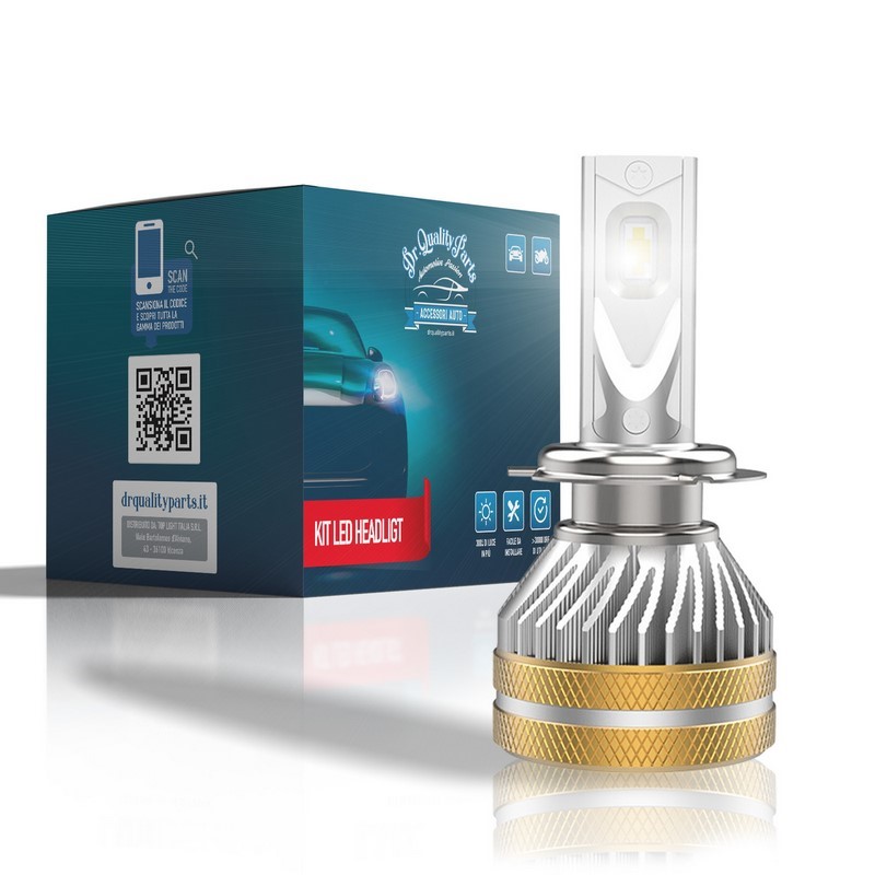 Singolo Headlight KYOTO 3 per H7 (2PCS)