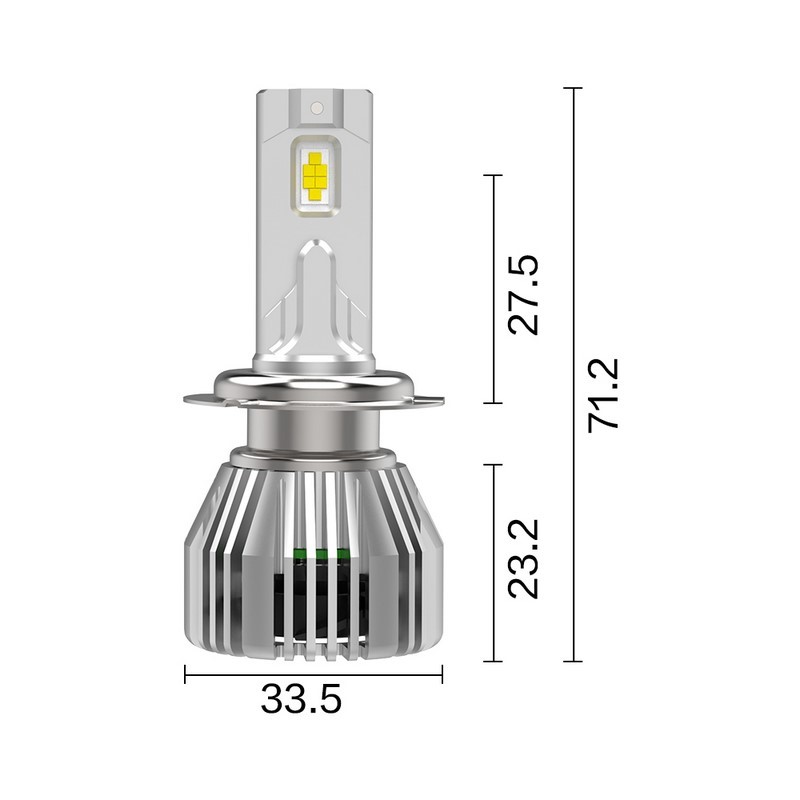 Singolo Headlight ULTRALIGHT 2 H7 (2pcs)