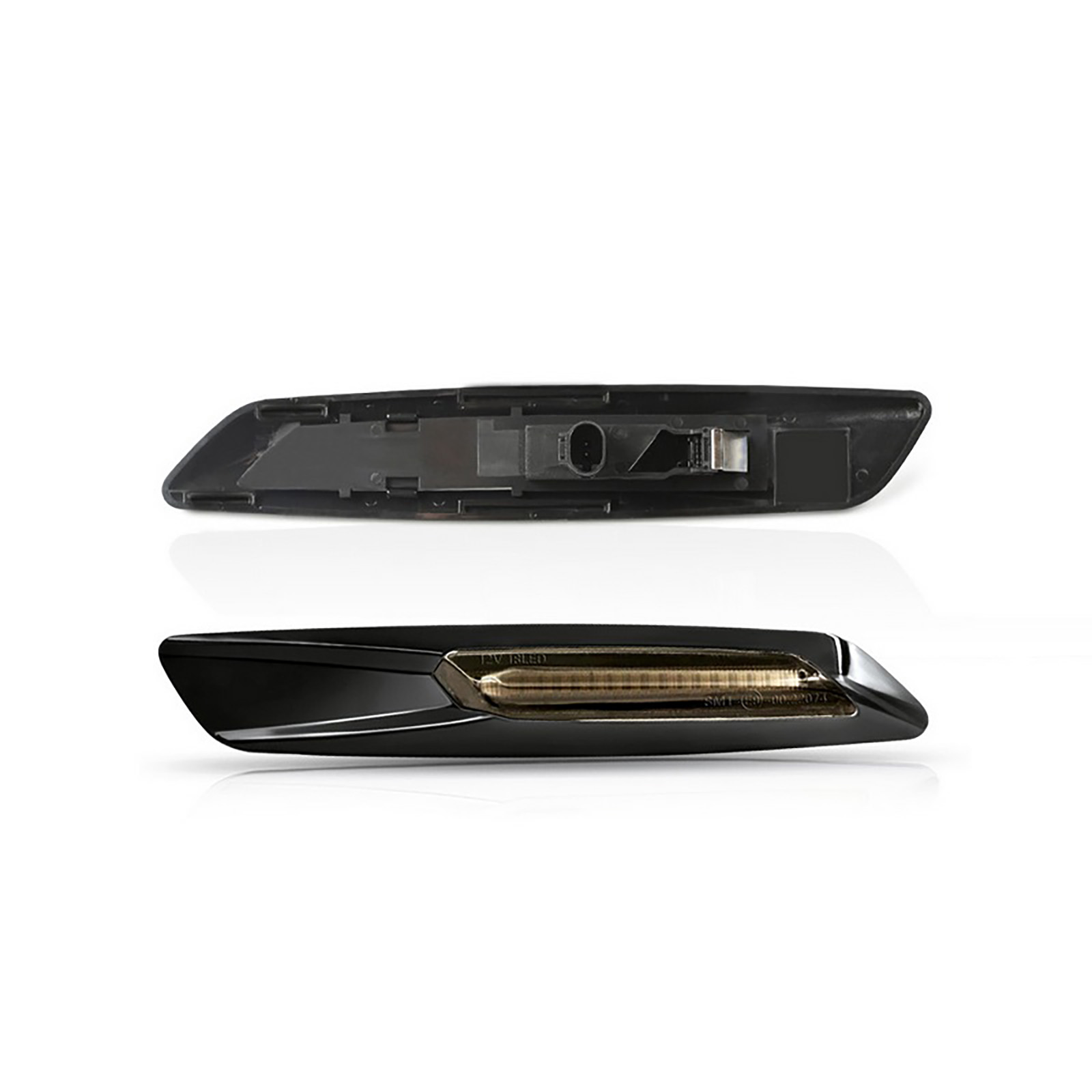 BMW Frecce laterali base nera e lente fum&eacute; (2PCS)