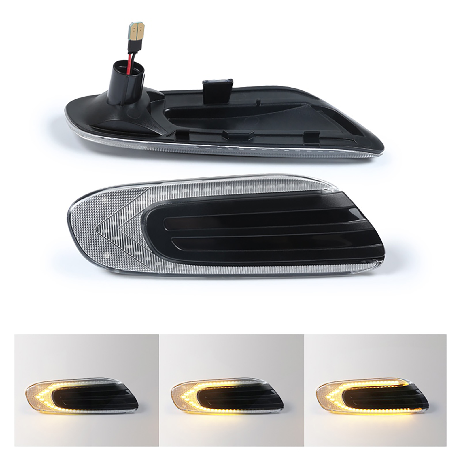 Mini F55 Frecce laterali progressive chiare (2PCS)