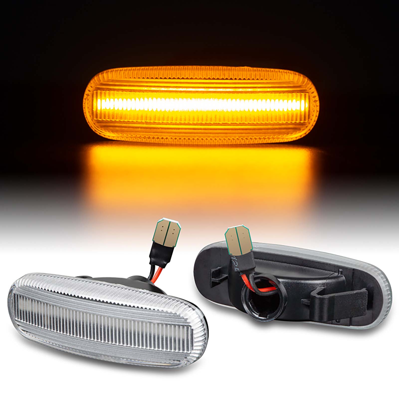 Fiat e Lancia Frecce laterali chiare (2PCS)