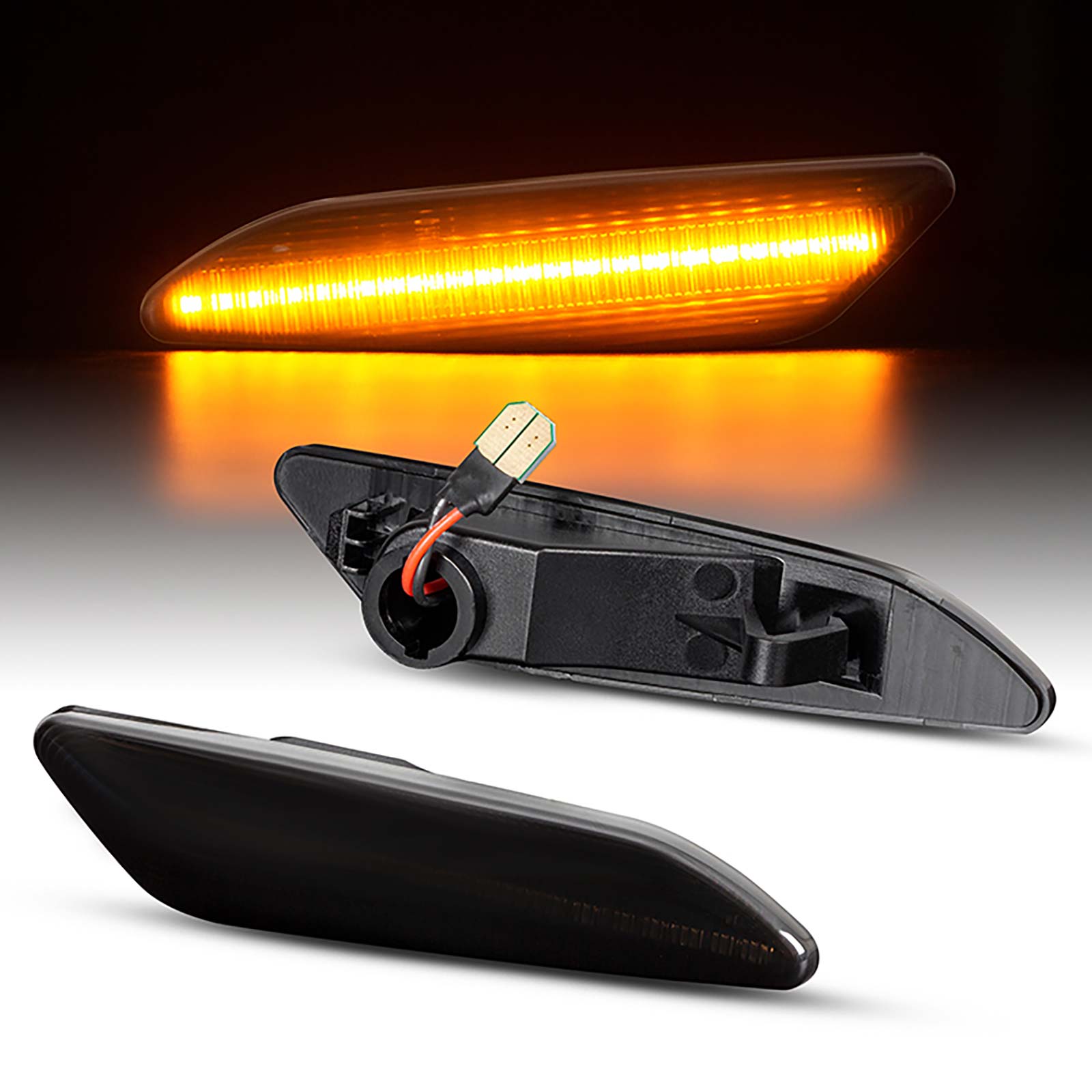 Alfa, Fiat e Lancia Frecce laterali fum&eacute; (2PCS)