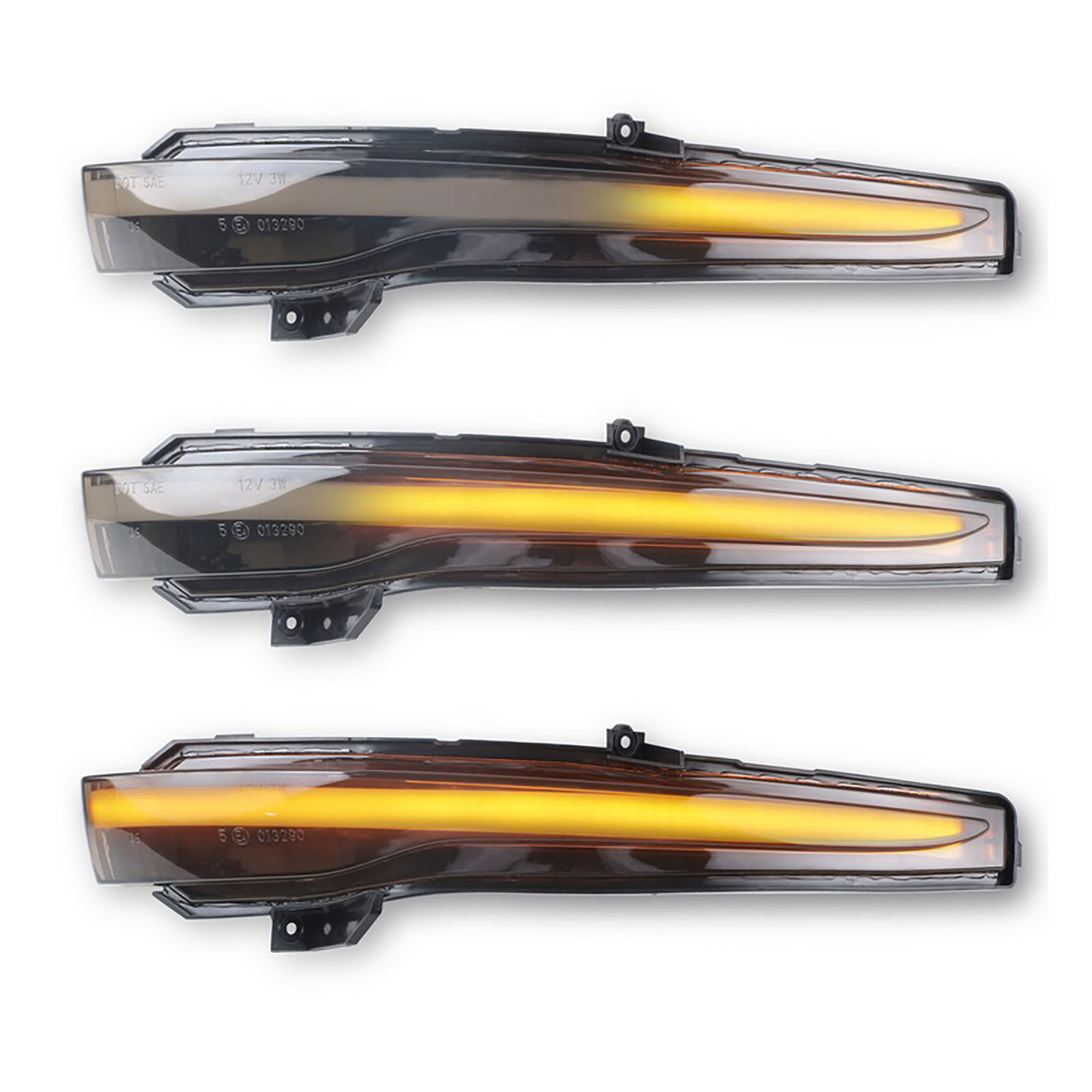 Frecce specchio prog. fum&eacute; per Mercedes-Benz (2PCS)