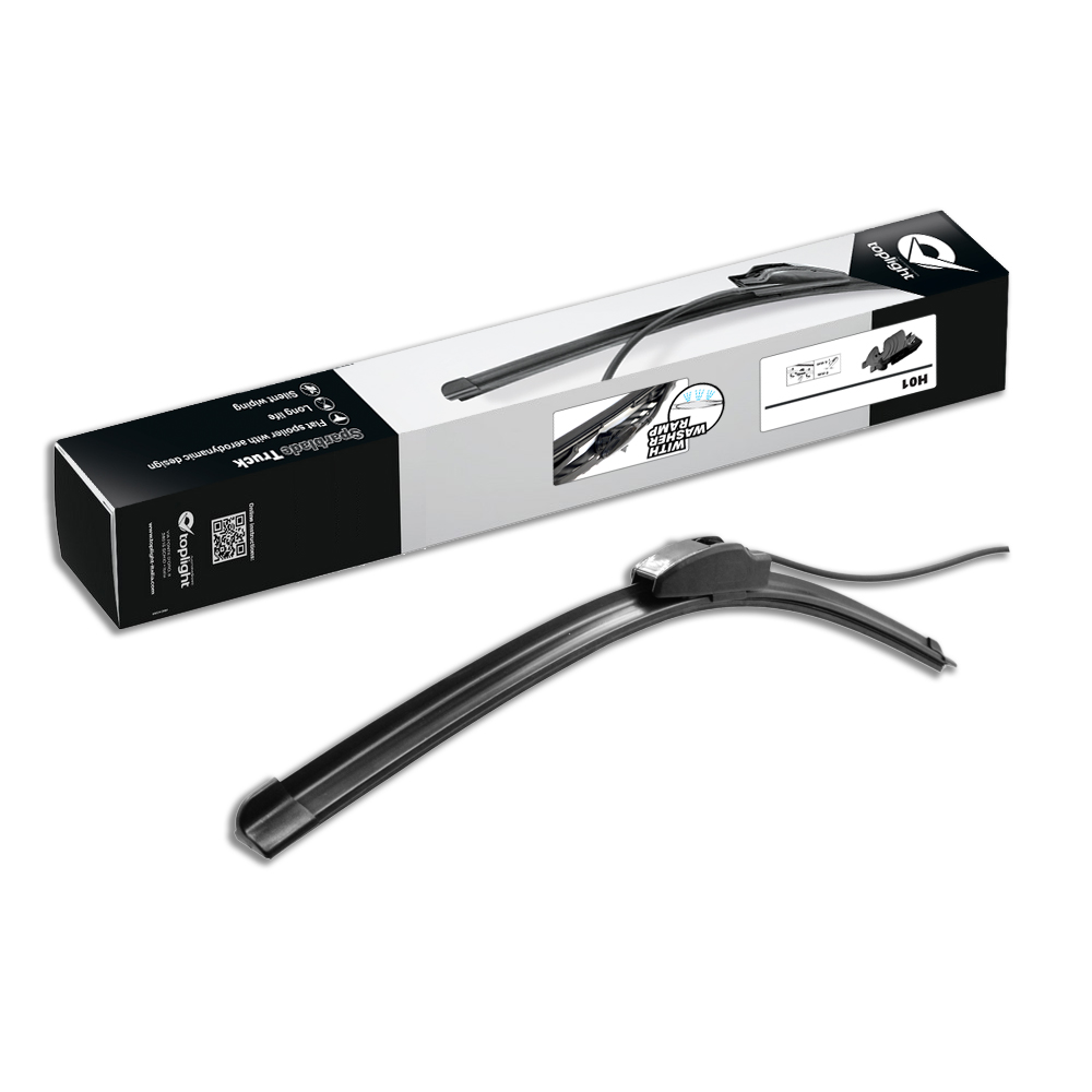 COPPIA SPAZZOLE FLAT TRUCK FT602W CON SPRUZZINO 600MM 24"
