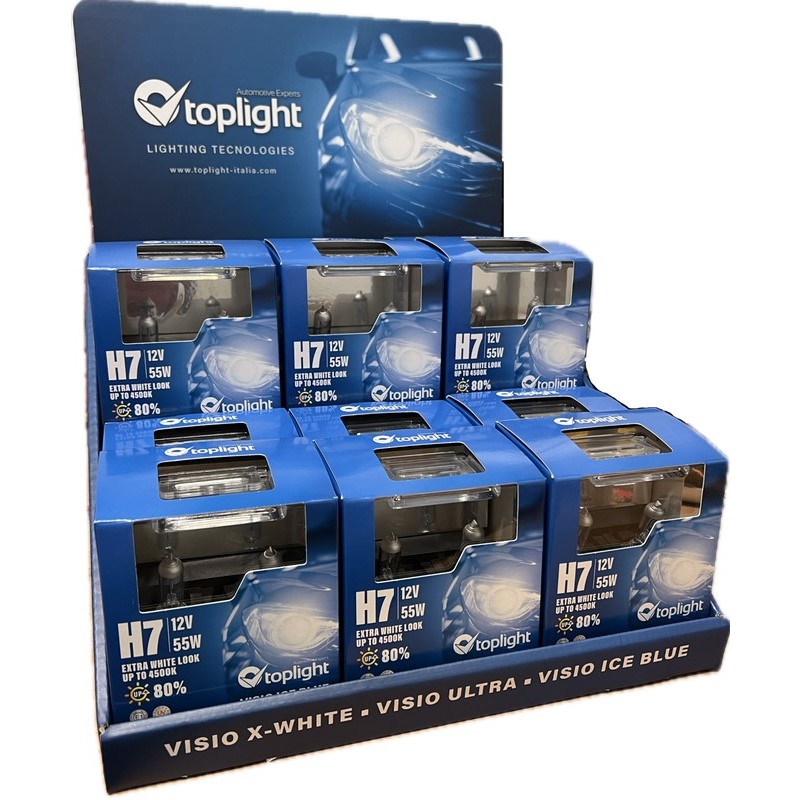 Espositore vuoto Lampade VISIO