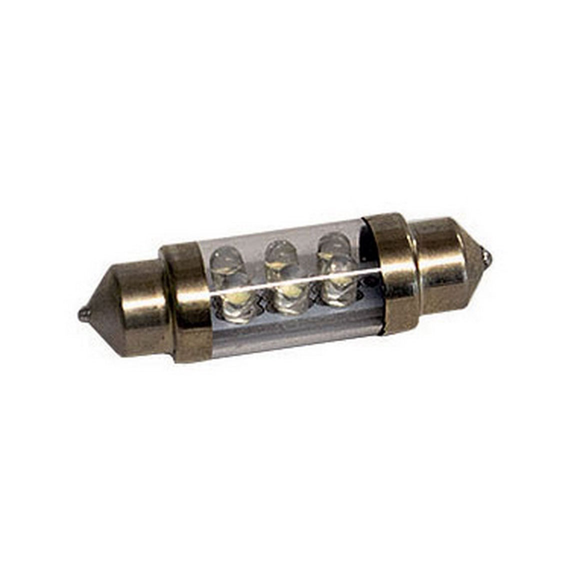 Set Lampade Siluro a Led Bianco 24V 11X38mm (2PCS)