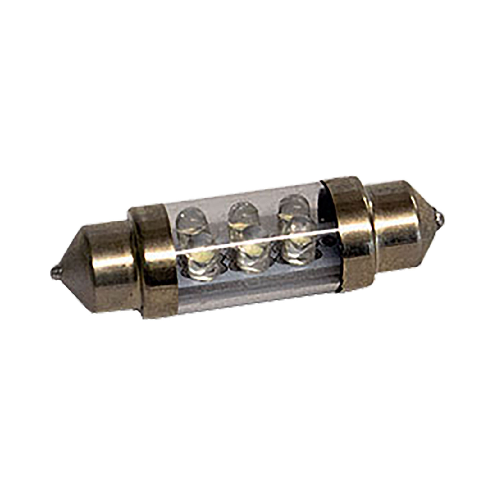 Led Bulb Festoon White 10X44mm 12V (2PCS)