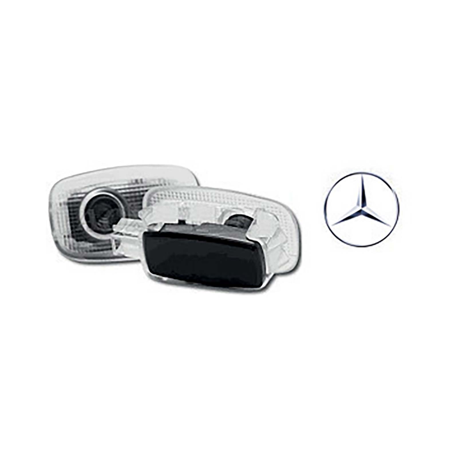 Logo con Fanalino MERCEDES (2PCS)