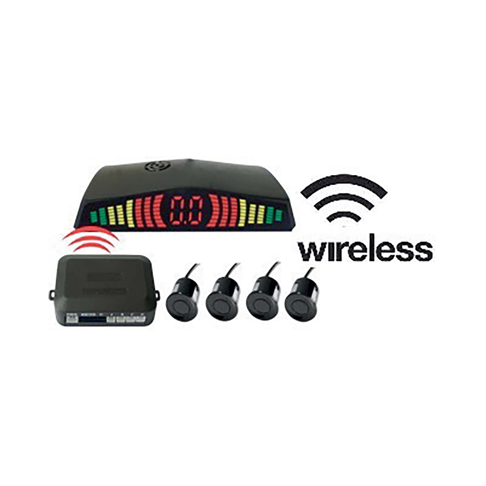 Parking Sensor Wireless4 sensori con bip + display