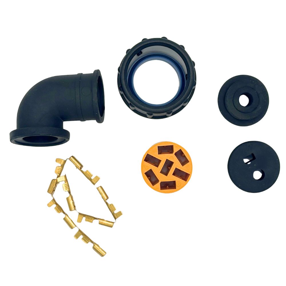 Kit Connettore 7 vie per Fanali Aspock giallo innesto a baionetta