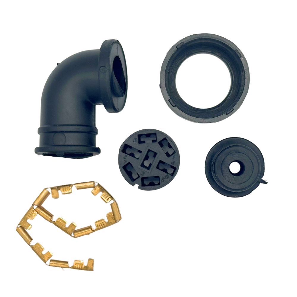 Kit Connettore 7 vie per Fanali Aspock verde innesto a baionetta