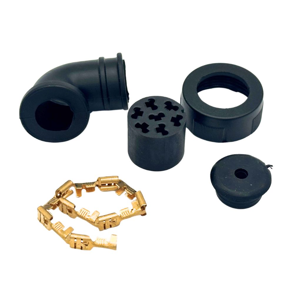 Kit Connettore 7 vie per Fanali Aspock verde innesto a baionetta