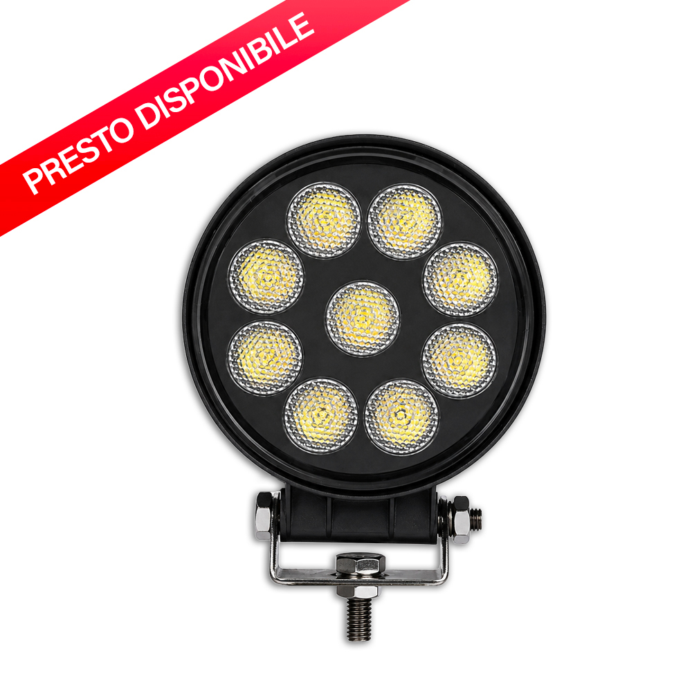 Faro Led tondo con Strobo