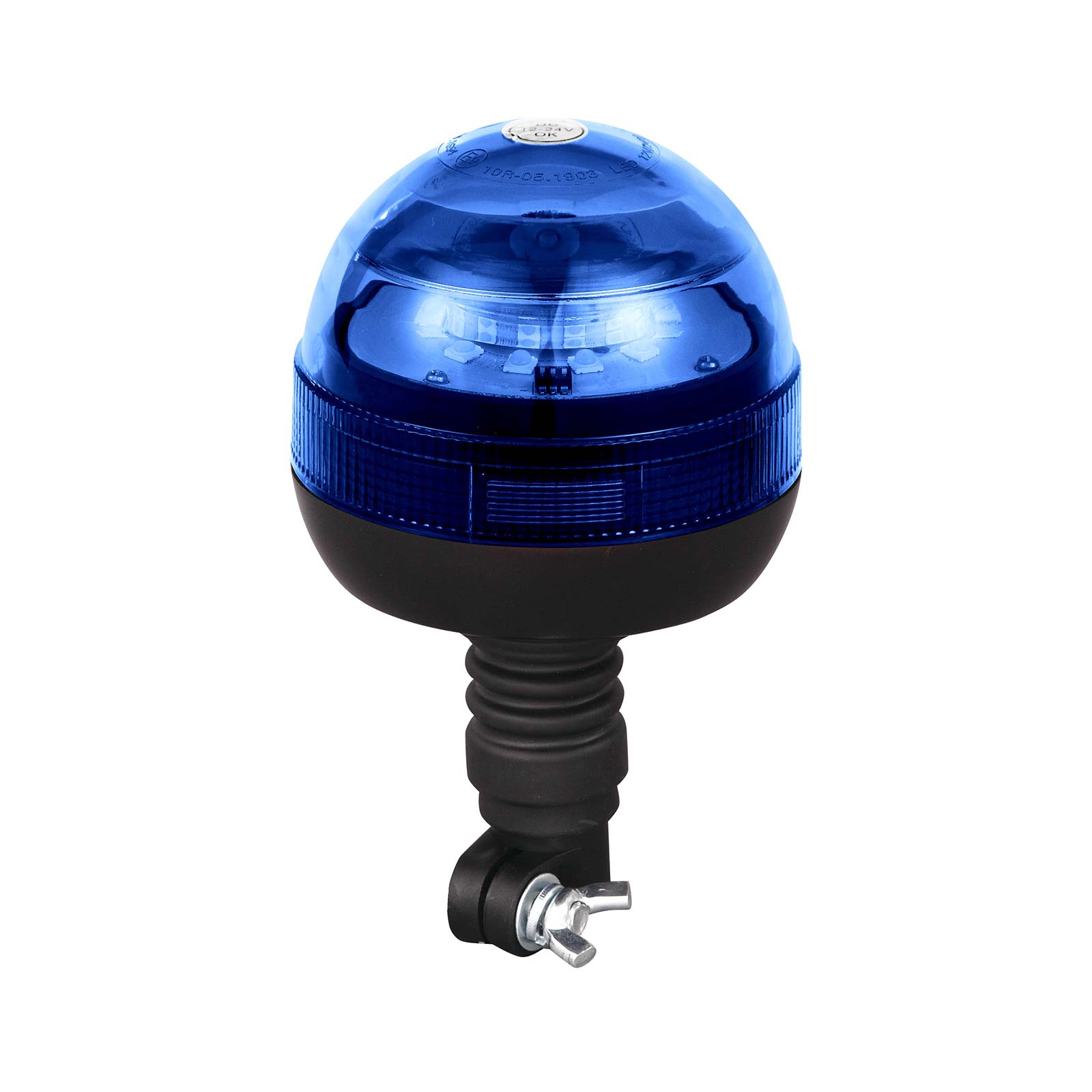 Lampeggiante con CHIP BLU a Led Base Flex R65