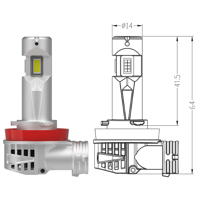 Kit Headlight X-BEAM PRO H8/H9/H11 (2PCS)