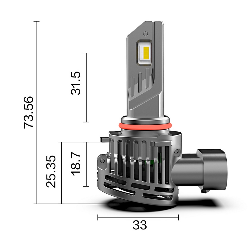 Singolo Headlight SERIECOMPACT per HB3-9005