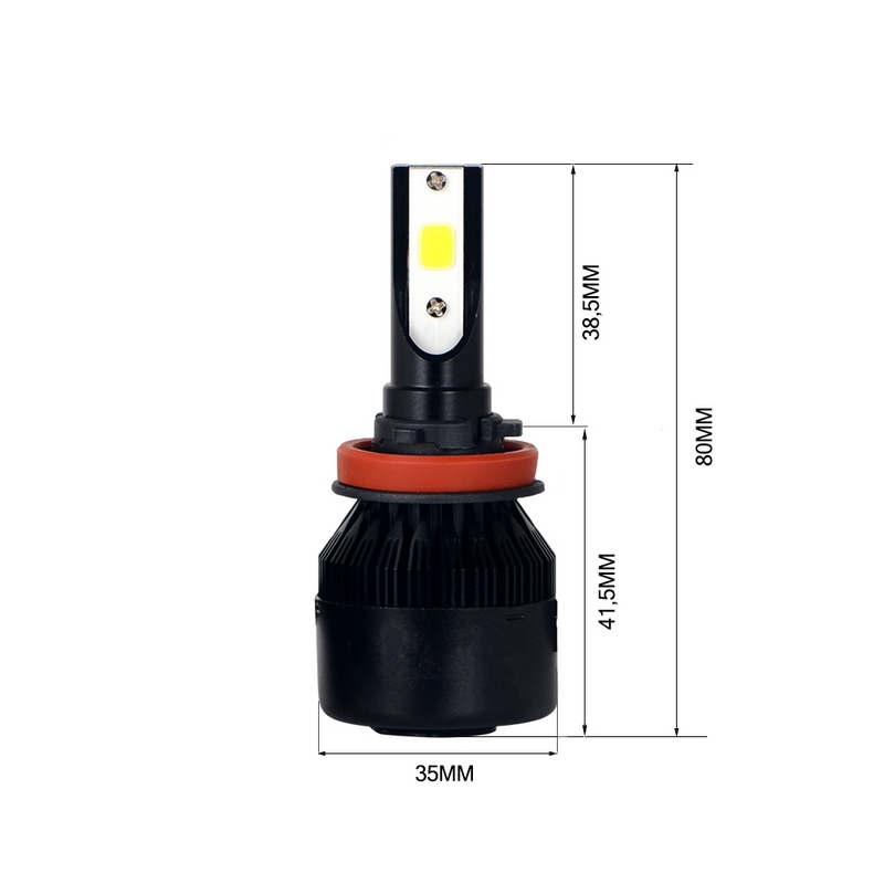 Kit Headlight BASIC PLUS per H8-H9-H11 (2PCS)