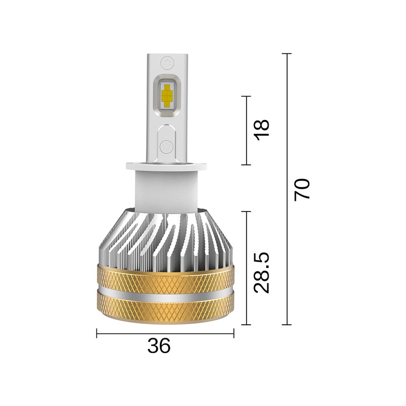 Singolo Headlight TOKYO3 per H3 (2PCS)
