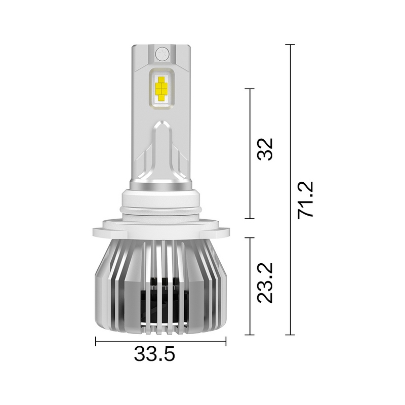 Singolo Headlight LUMISTAR 2 per HB3-9005 (2PCS)