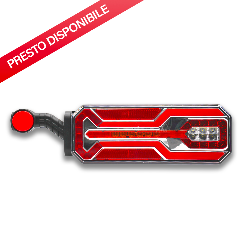 LED Headlight with Horn 4AUX - VIG Left Connector