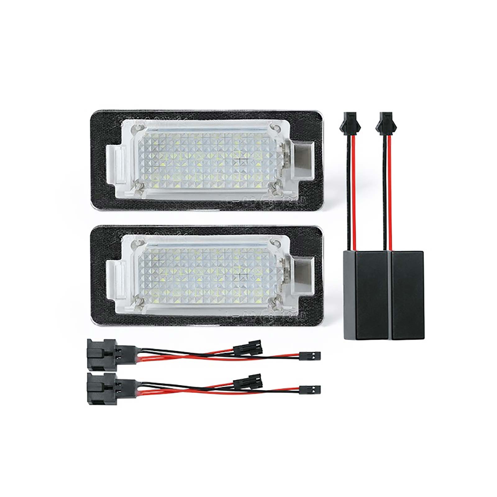 Led Licence Plate Light Audi, Seat, Skoda and WV (2P