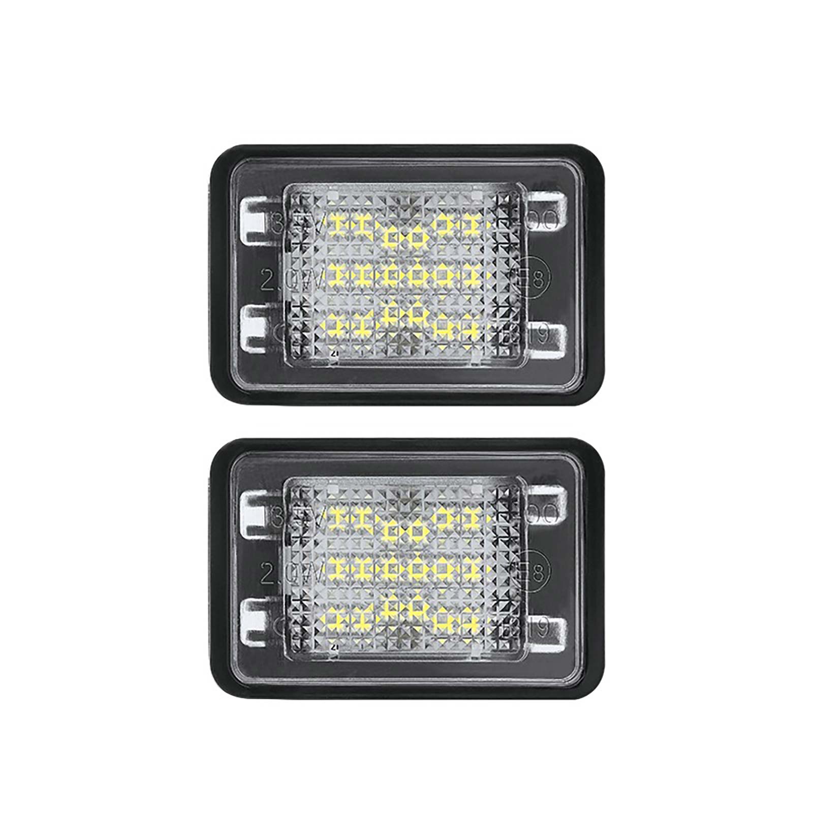 Kit Luce Targa Led Mercedes (2PCS)