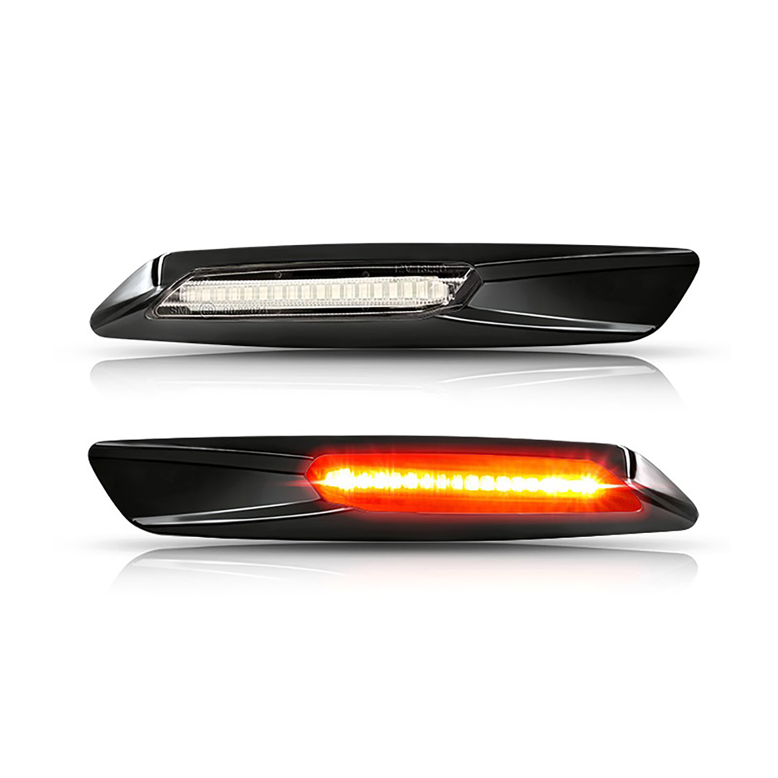 BMW Led Side Marker black with clear lens (2PCS)