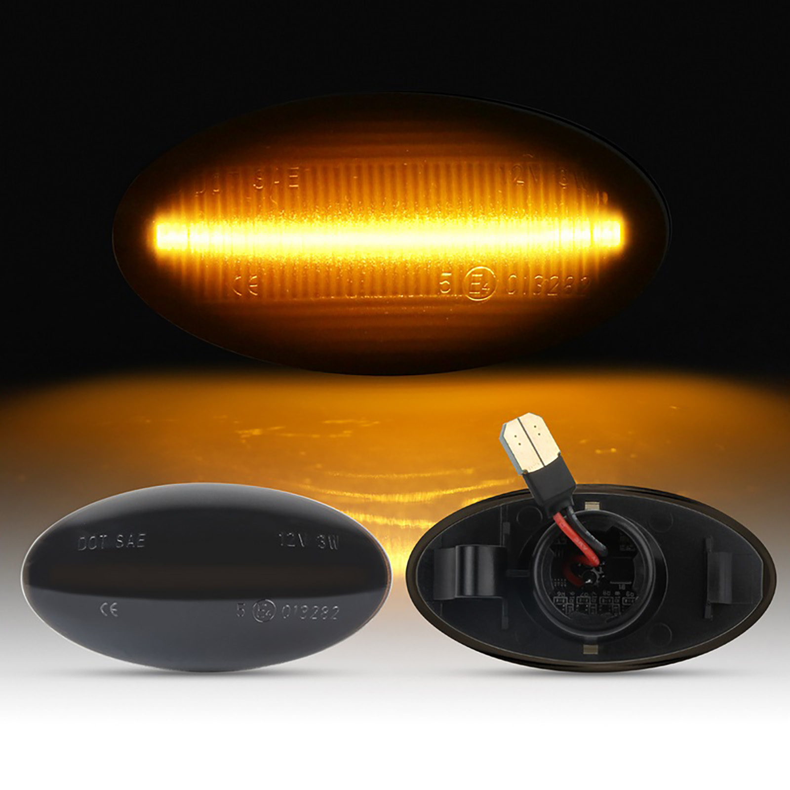 Suzuki Frecce laterali fumé (2PCS)