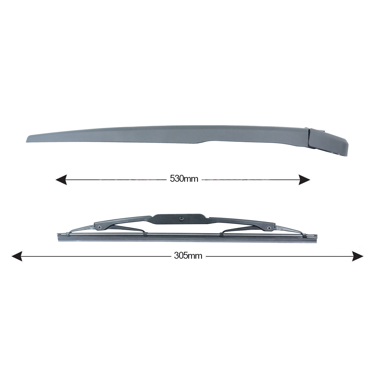 Kit Braccio Tergilunotto CHEVROLET Captiva 305mm