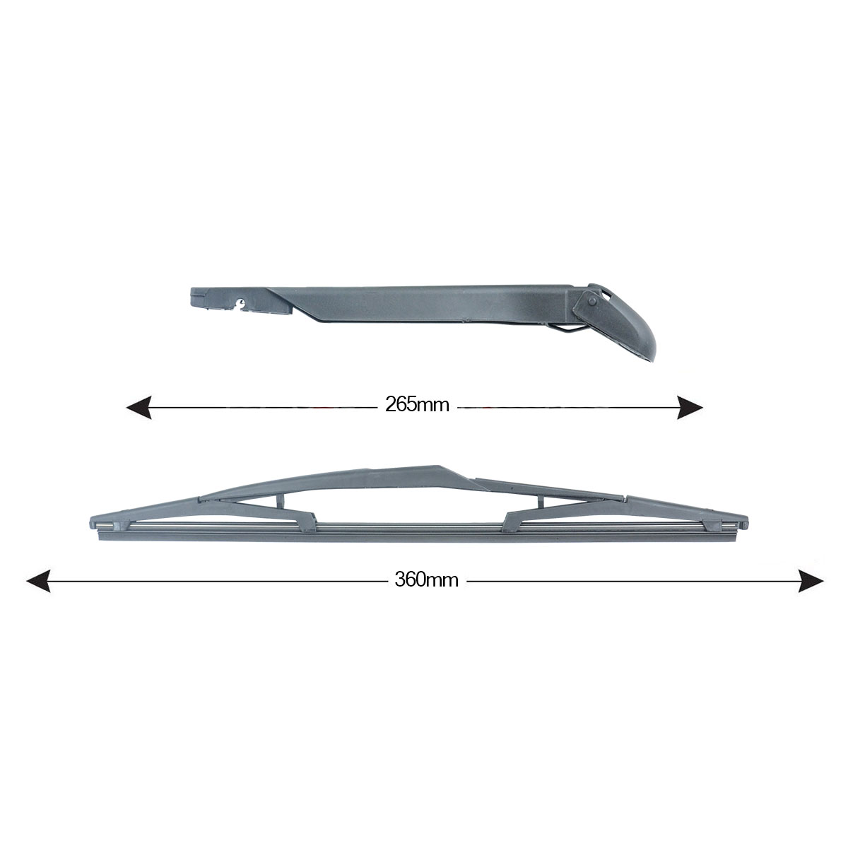 TRA-F2Q2 Kit Tergilunotto FIAT Qubo (2 doors) 360mm (1PCS)