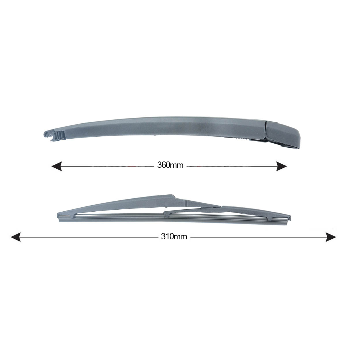 TRA-H7I4 Kit Braccio Tergilunotto HYUNDAI i20 310mm